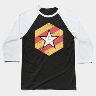 Catalonia / Catalunya Flag Star Baseball T-Shirt